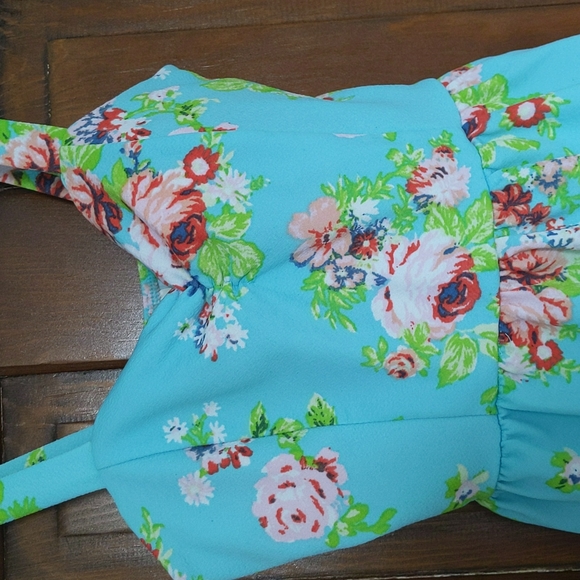 No Boundaries Sweetheart Floral Sundress - Picture 3 of 5